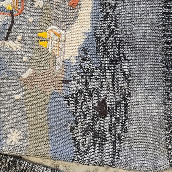 Vintage Embroidered Winter Sweater - Picture 8 of 10